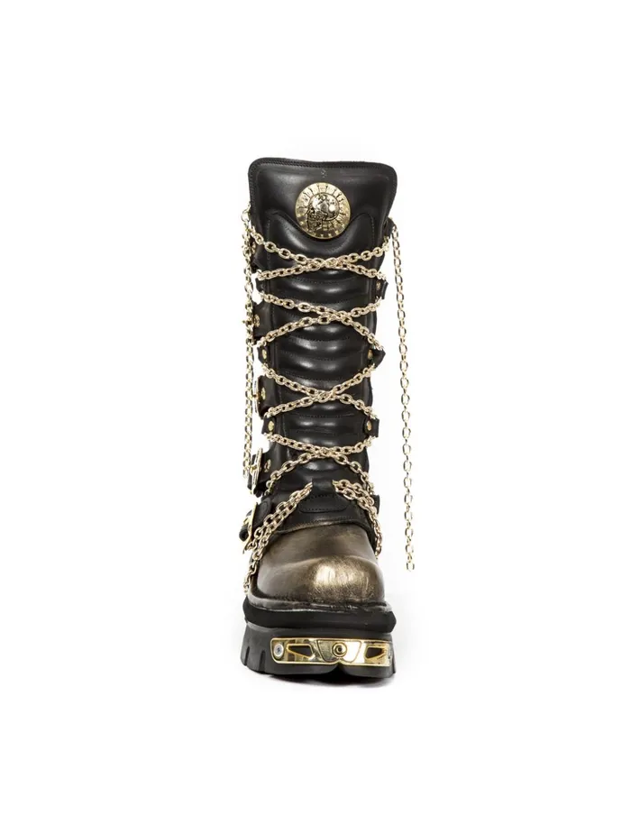 WomenMen High Boot Metallic M1013C3 New Rock High Boots WomenMen High Boot Metallic M1013C3 New Rock High Boots