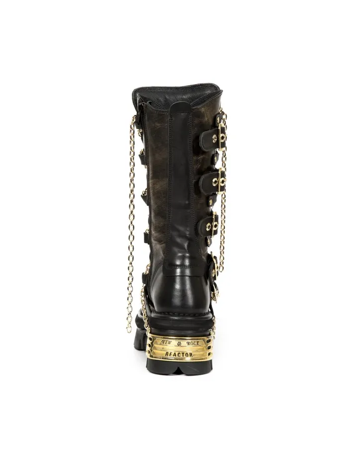 WomenMen High Boot Metallic M1013C3 New Rock High Boots WomenMen High Boot Metallic M1013C3 New Rock High Boots