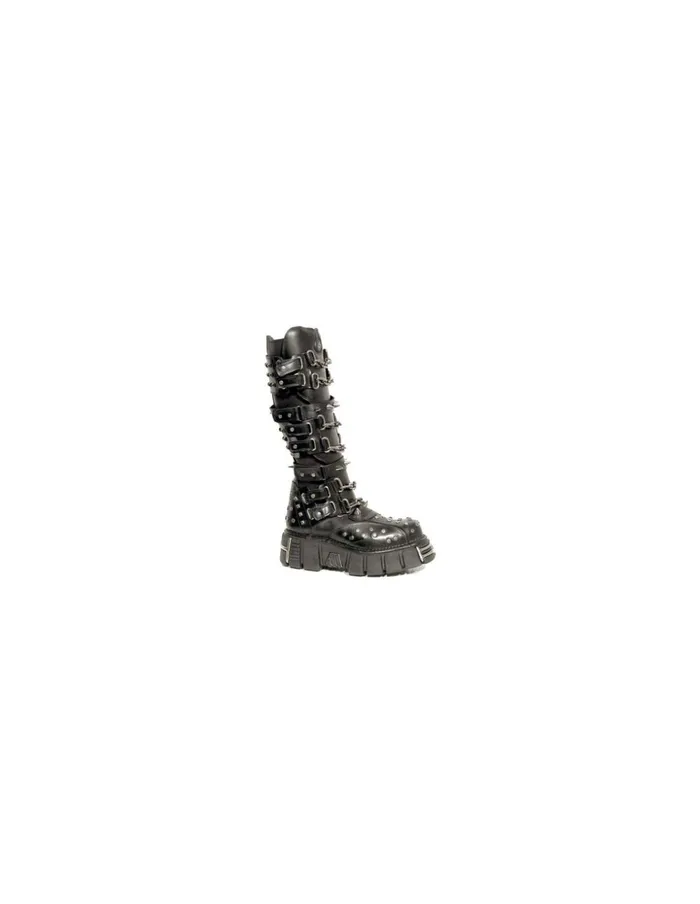 WomenMen High Boot Metallic M734C1 New Rock High Boots