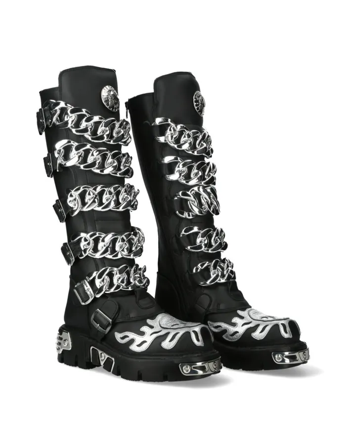 WomenMen MMet033C2 New Rock High Boots