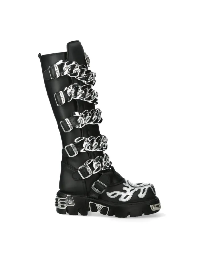 WomenMen MMet033C2 New Rock High Boots WomenMen MMet033C2 New Rock High Boots