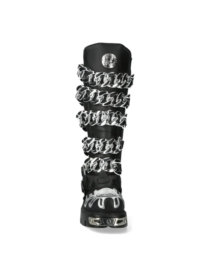 WomenMen MMet033C2 New Rock High Boots WomenMen MMet033C2 New Rock High Boots
