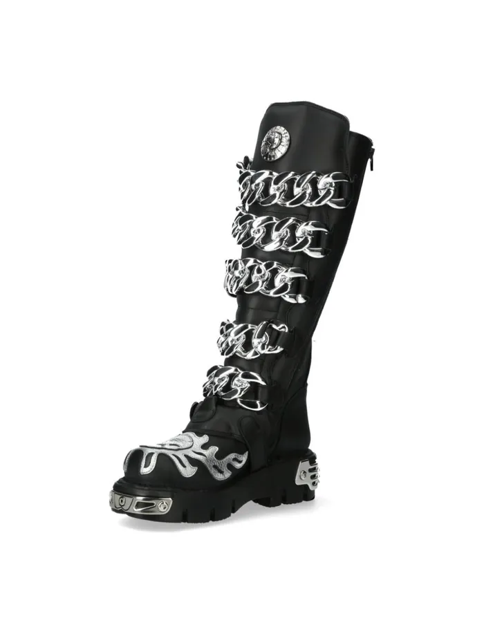 WomenMen MMet033C2 New Rock High Boots WomenMen MMet033C2 New Rock High Boots