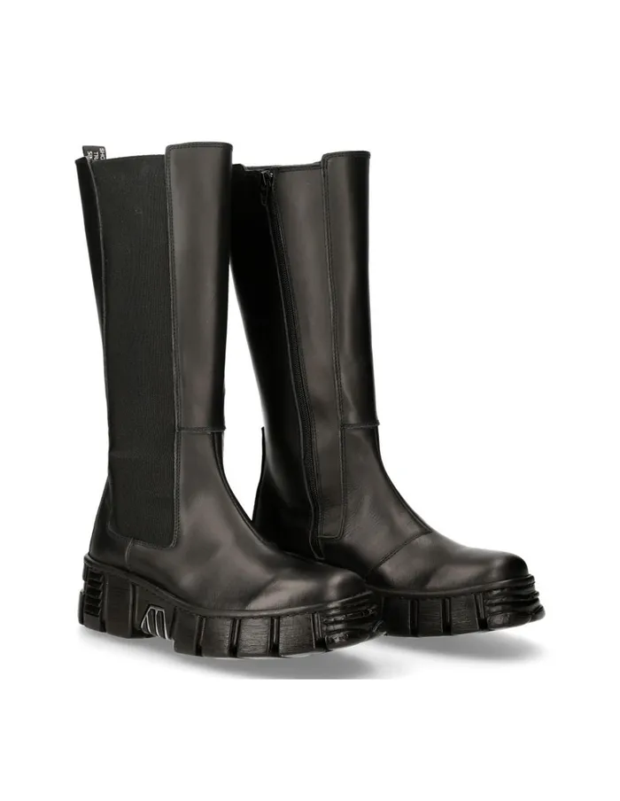 WomenMen MWall043C1 New Rock High Boots