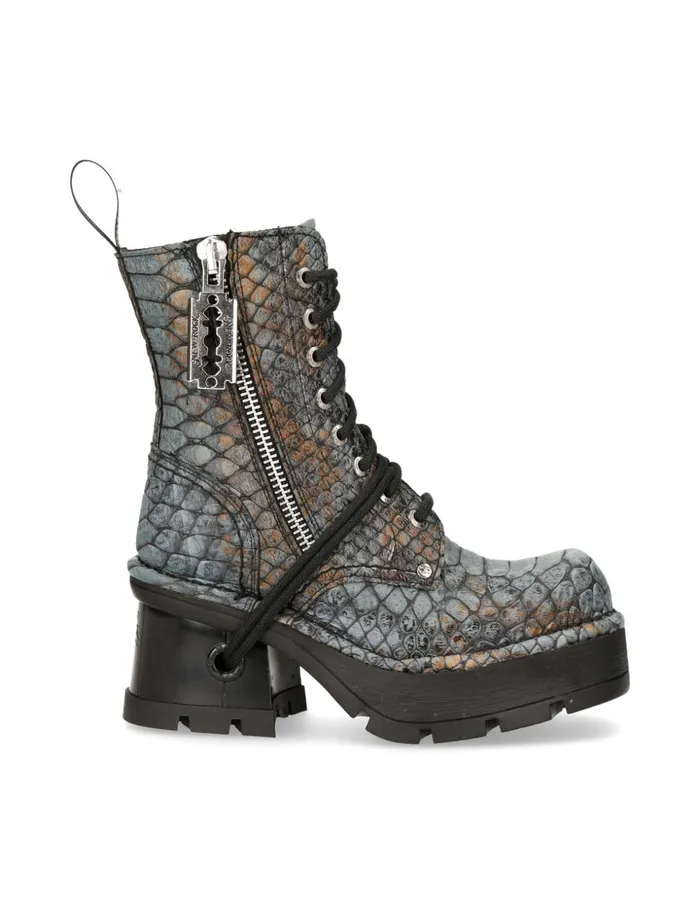 WomenMen Metallic M1045C6 New Rock Boots WomenMen Metallic M1045C6 New Rock Boots
