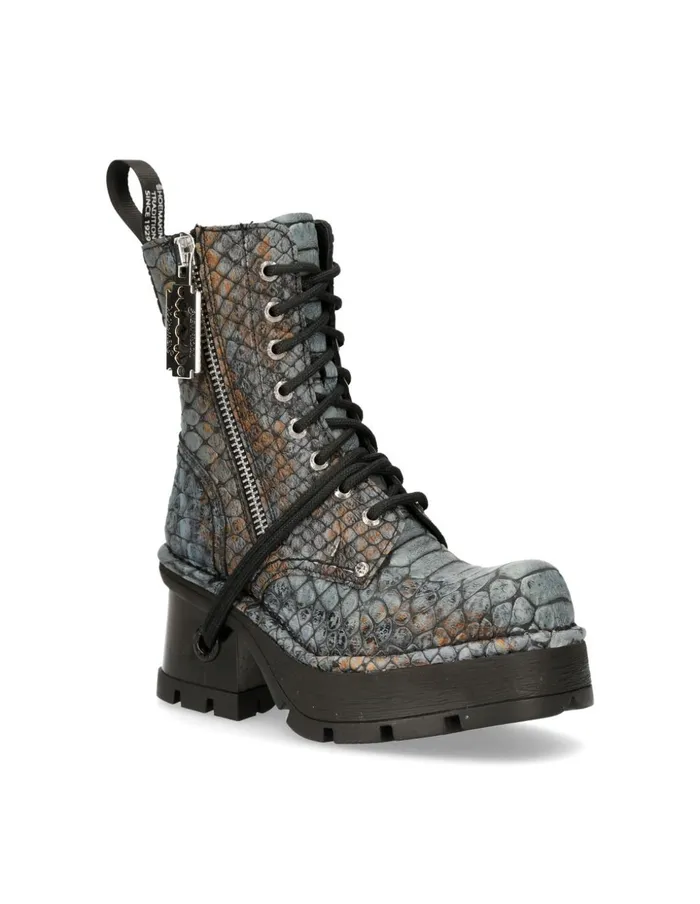 WomenMen Metallic M1045C6 New Rock Boots WomenMen Metallic M1045C6 New Rock Boots