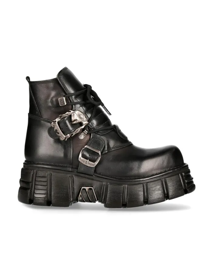 WomenMen Metallic M1493C1 New Rock Boots WomenMen Metallic M1493C1 New Rock Boots