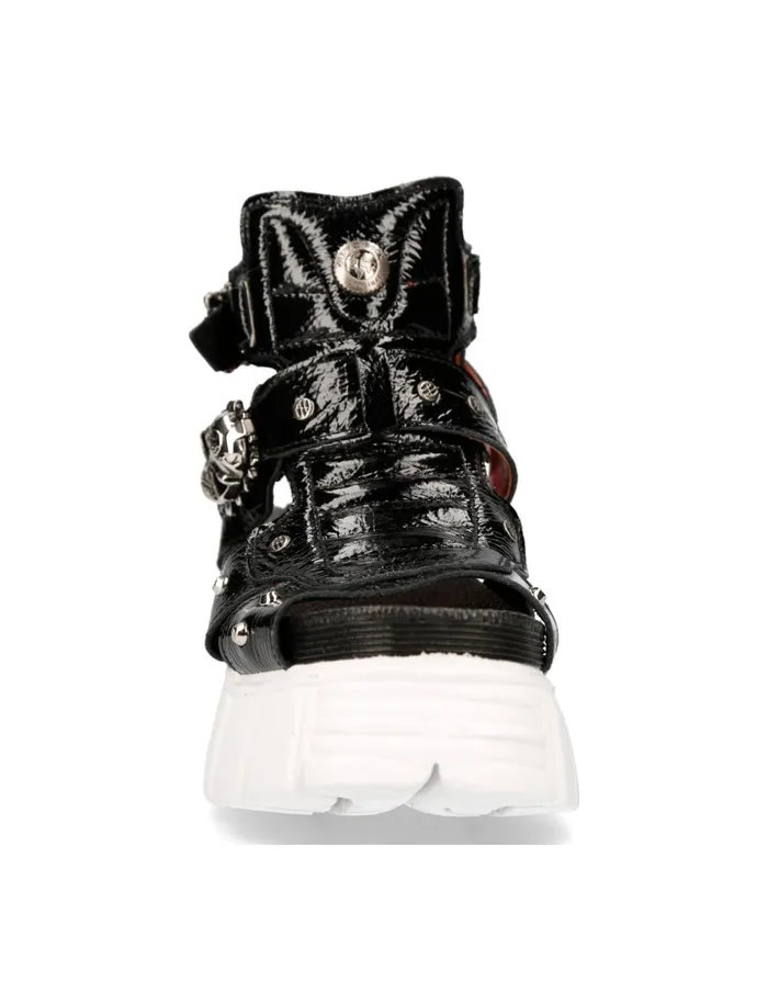 WomenMen Metallic MBios104C1 New Rock Sandals WomenMen Metallic MBios104C1 New Rock Sandals