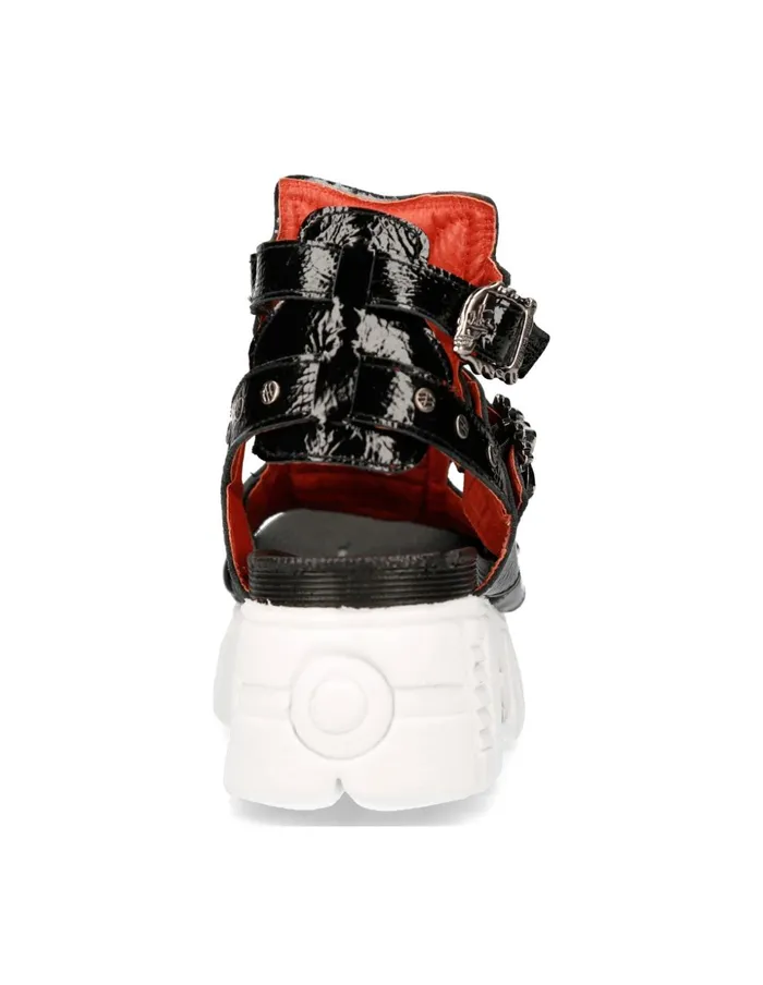 WomenMen Metallic MBios104C1 New Rock Sandals WomenMen Metallic MBios104C1 New Rock Sandals