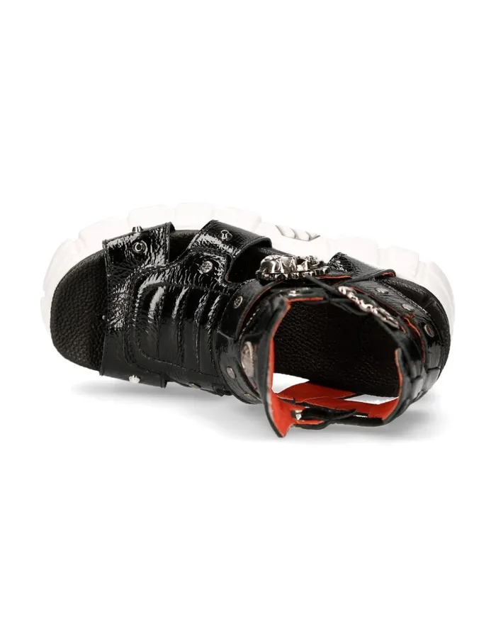 WomenMen Metallic MBios104C1 New Rock Sandals WomenMen Metallic MBios104C1 New Rock Sandals