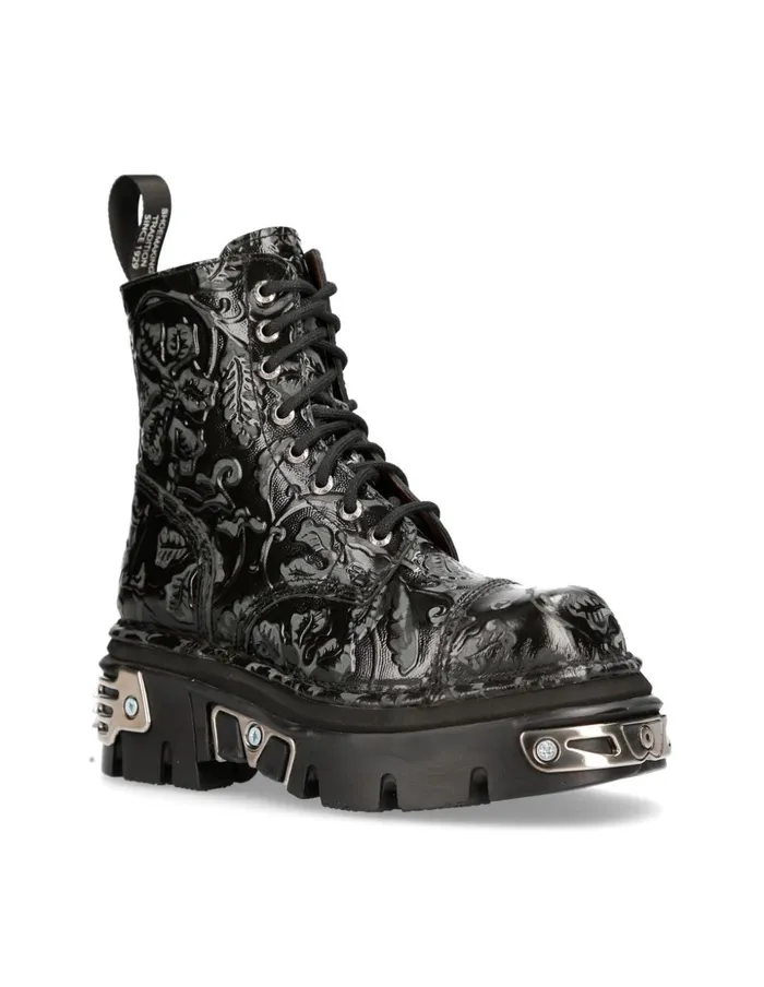 WomenMen Metallic MMili083cC15 New Rock Boots WomenMen Metallic MMili083cC15 New Rock Boots