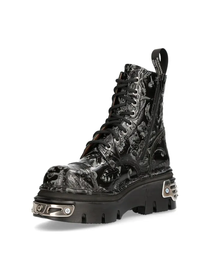 WomenMen Metallic MMili083cC15 New Rock Boots WomenMen Metallic MMili083cC15 New Rock Boots