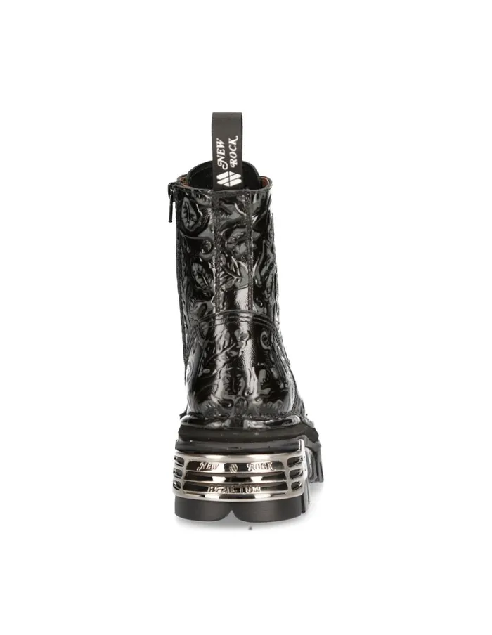 WomenMen Metallic MMili083cC15 New Rock Boots WomenMen Metallic MMili083cC15 New Rock Boots