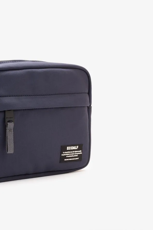 WomenMen Navy Blue Camo Toiletry Bag Ecoalf Toiletry Bags