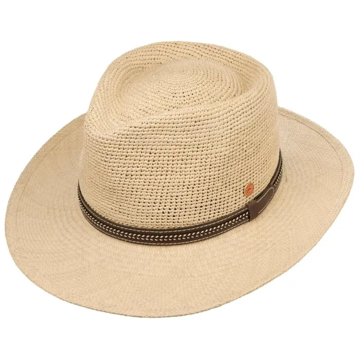 WomenMen Straw Hats Mayser Bradley Crochet Panama Hat Nature WomenMen Straw Hats Mayser Bradley Crochet Panama Hat Nature