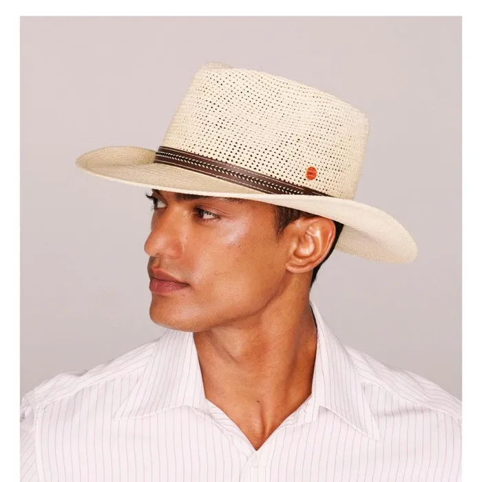 WomenMen Straw Hats Mayser Bradley Crochet Panama Hat Nature WomenMen Straw Hats Mayser Bradley Crochet Panama Hat Nature