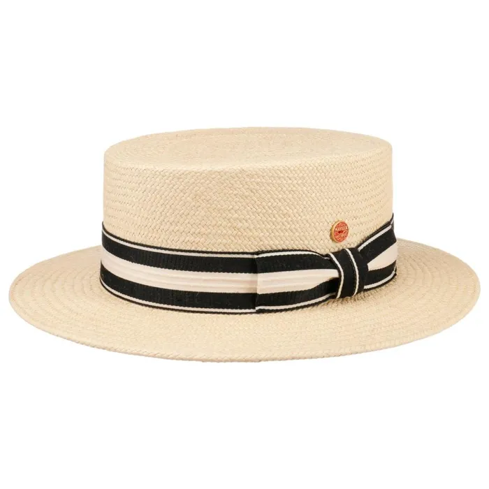 WomenMen Straw Hats Mayser Gondolo Circular Saw Panama Hat Nature