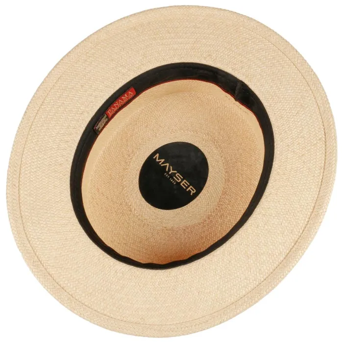 WomenMen Straw Hats Mayser Gondolo Circular Saw Panama Hat Nature WomenMen Straw Hats Mayser Gondolo Circular Saw Panama Hat Nature