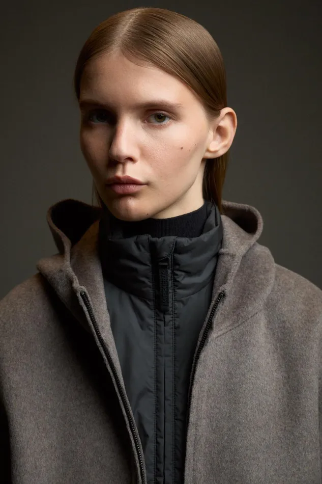 WomenMen Taupe Afrodita Jacket Ecoalf Onepointzero
