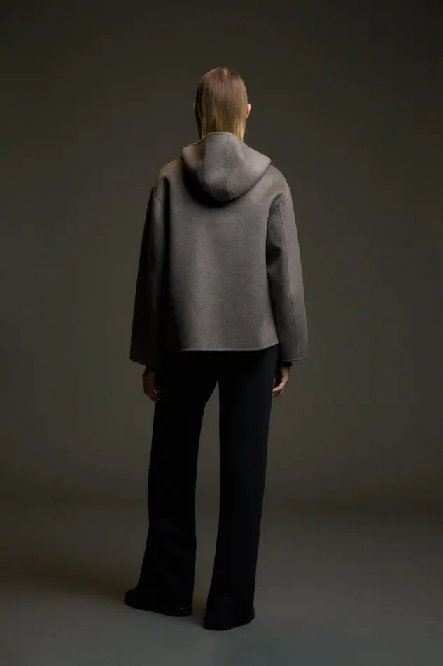 WomenMen Taupe Afrodita Jacket Ecoalf Onepointzero