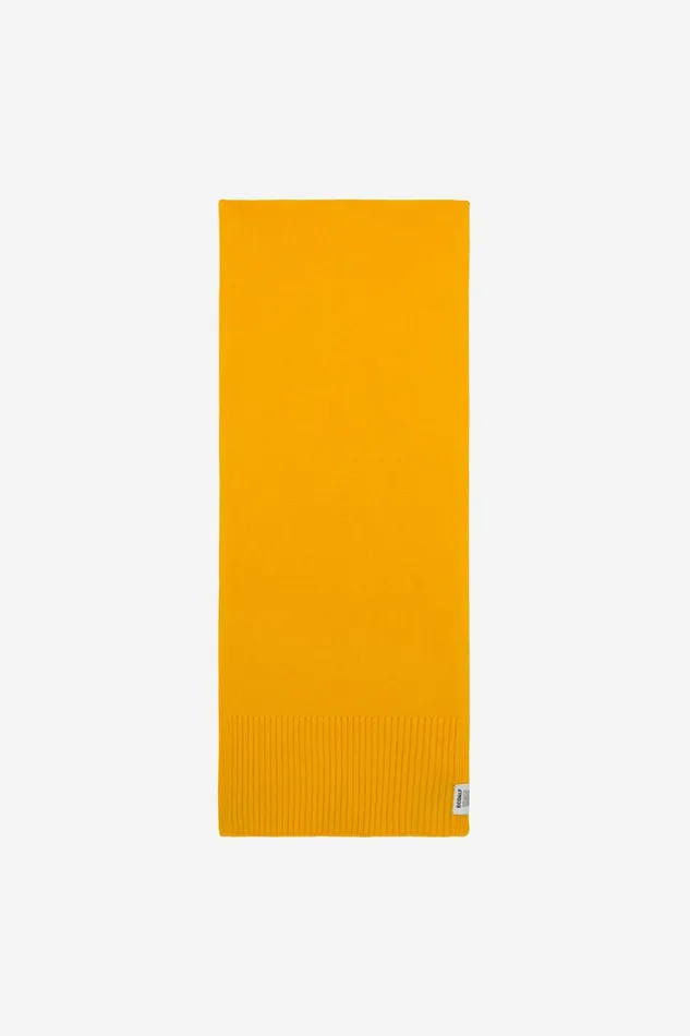 WomenMen Yellow Wool Scarf Ecoalf Hats And Scarves