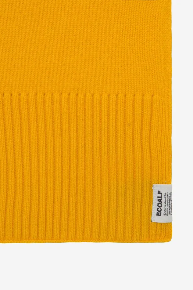 WomenMen Yellow Wool Scarf Ecoalf Hats And Scarves