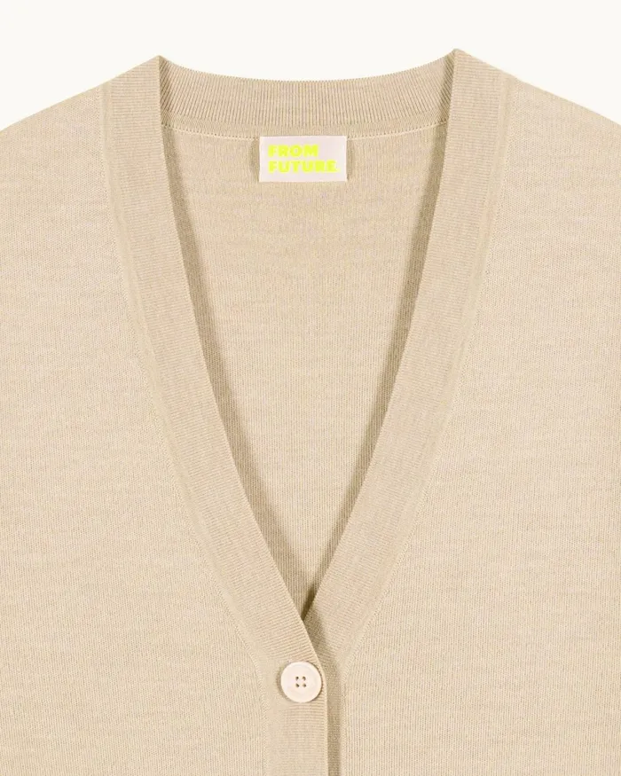 Women Merino Wool Sweaters From Future Sweater Cardigan Heather Beige