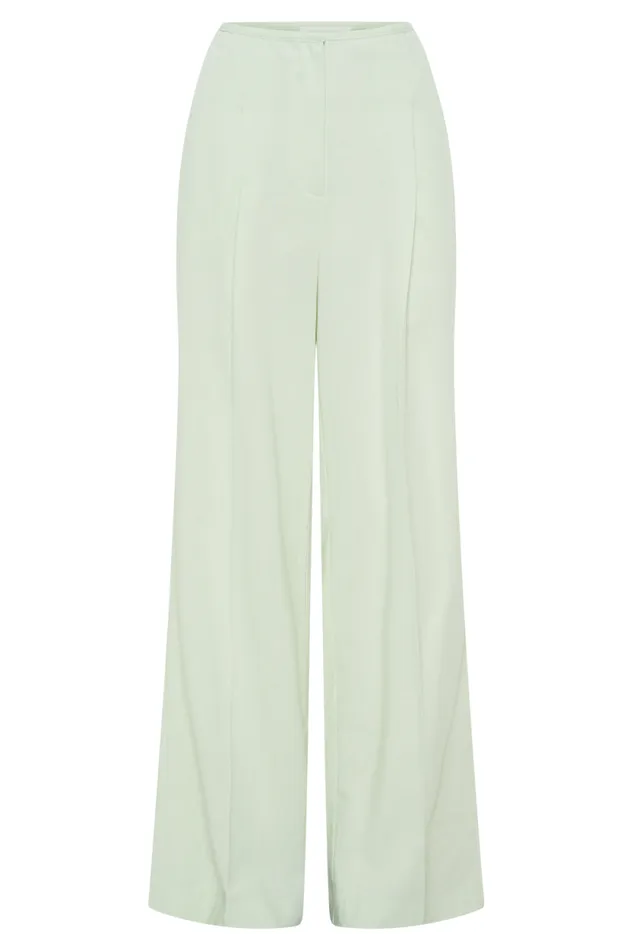 Women Meshki Bottoms Adrina Straight Leg Linen Pant 8211 Mint