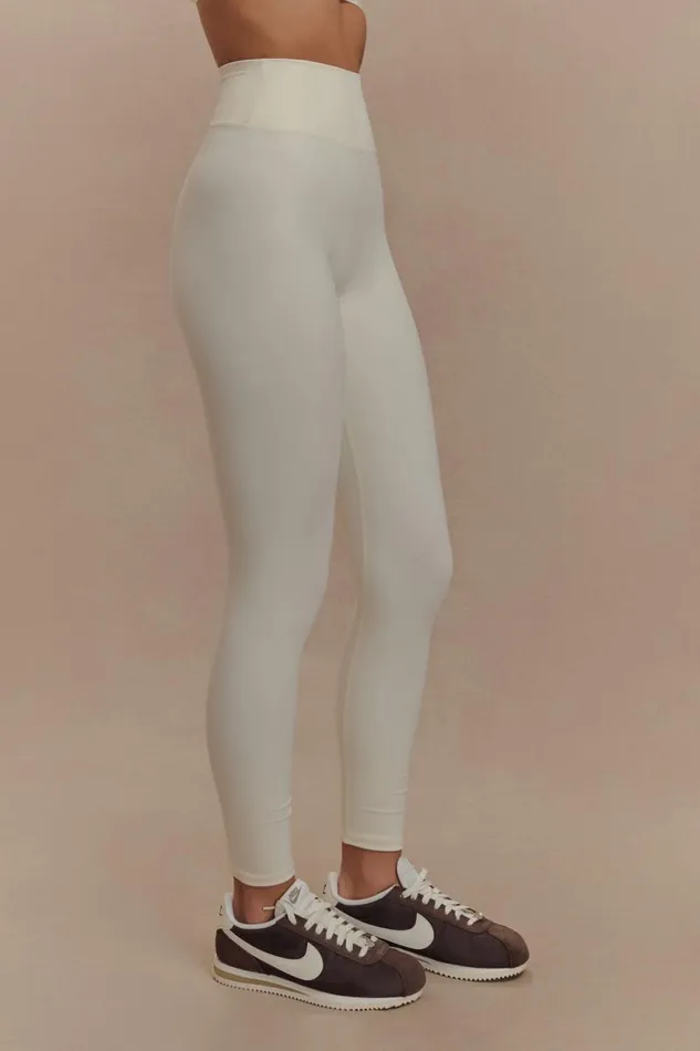 Women Meshki Bottoms Callie Active Leggings 8211 Ivory