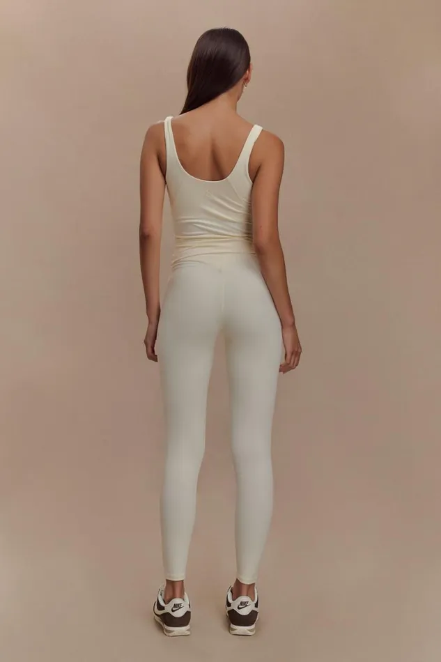 Women Meshki Bottoms Callie Active Leggings 8211 Ivory