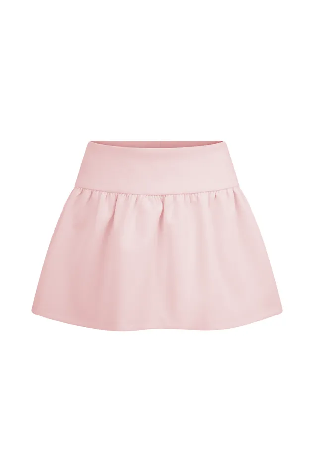 Women Meshki Dresses Jennie Frill Mini Skort 8211 Ballet Pink