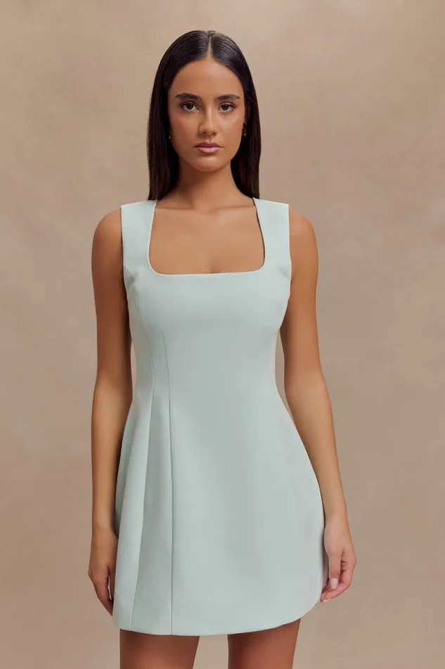 Women Meshki Dresses Lysandre Crepe Mini Dress 8211 Ice Blue