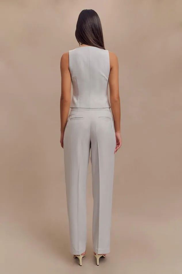 Women Meshki Tops Aspen Suiting Vest 8211 Grey