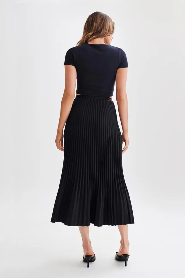Women Meshki Tops Nicole Modal TShirt 8211 Black