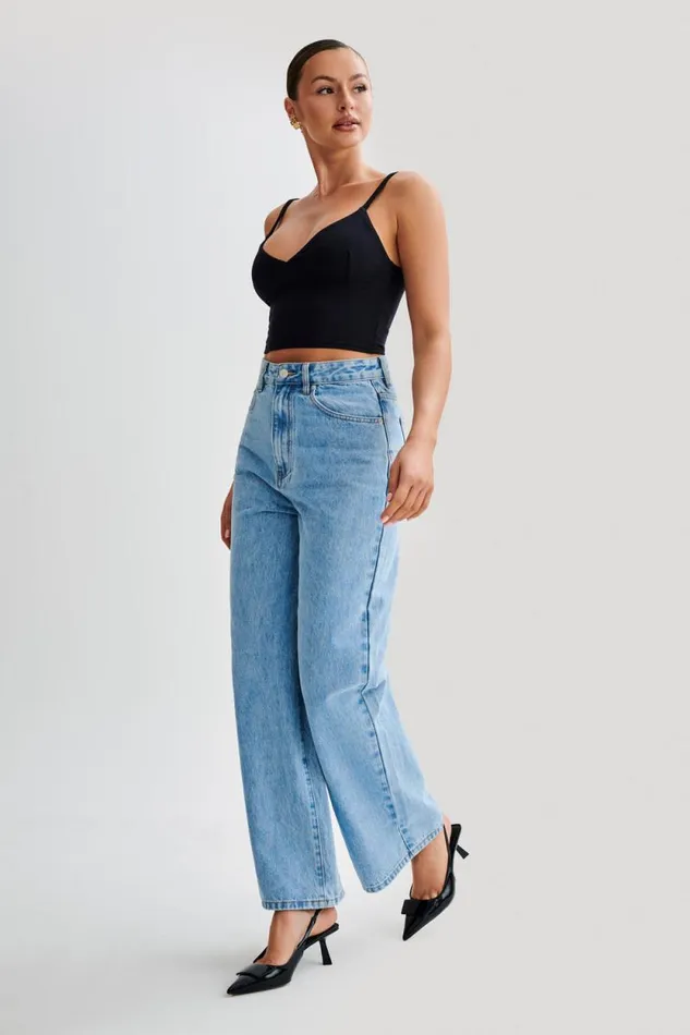 Women Meshki Tops Porter Modal Cami Top 8211 Black