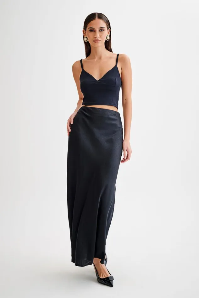 Women Meshki Tops Porter Modal Cami Top 8211 Black