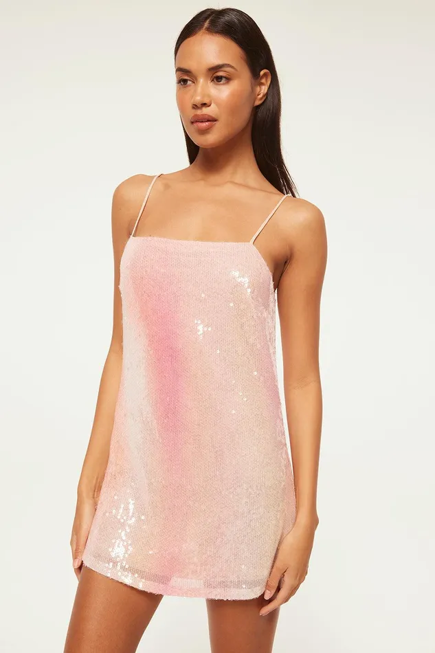 Women MISA Los Angeles Dresses ALINE DRESS Sequin Ombre