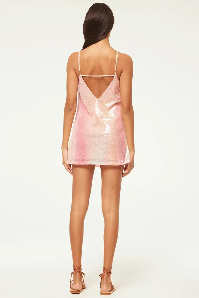 Women MISA Los Angeles Dresses ALINE DRESS Sequin Ombre