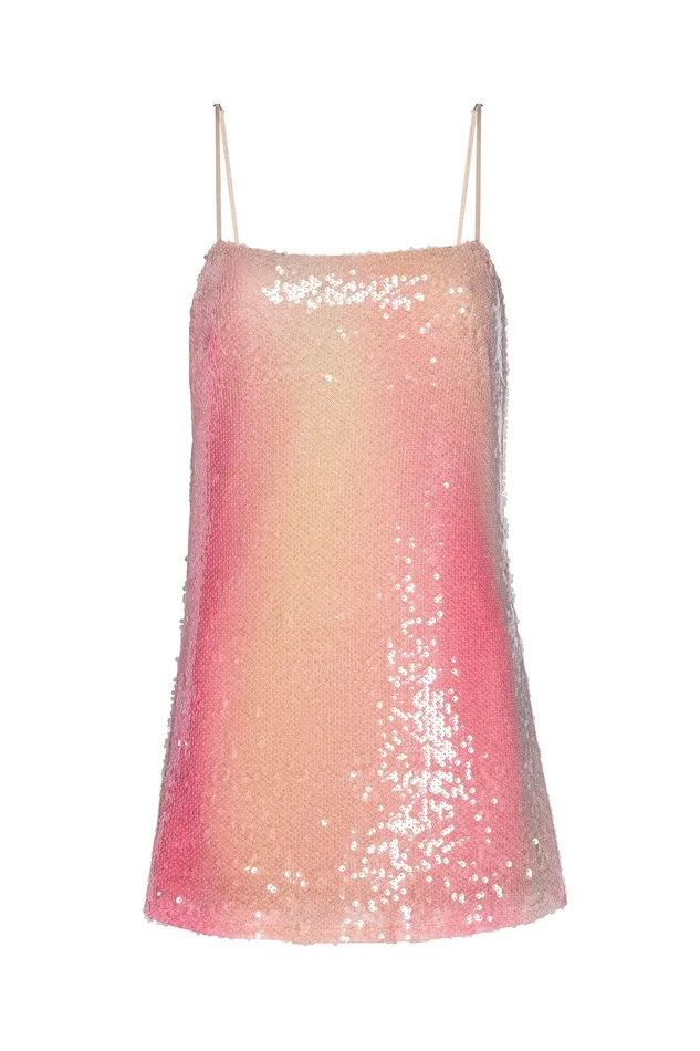 Women MISA Los Angeles Dresses ALINE DRESS Sequin Ombre