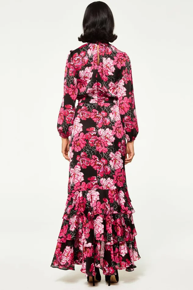 Women MISA Los Angeles Dresses AUDREY DRESS Pink Peony