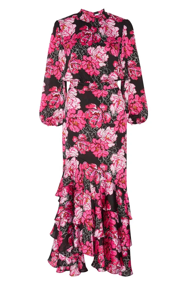 Women MISA Los Angeles Dresses AUDREY DRESS Pink Peony