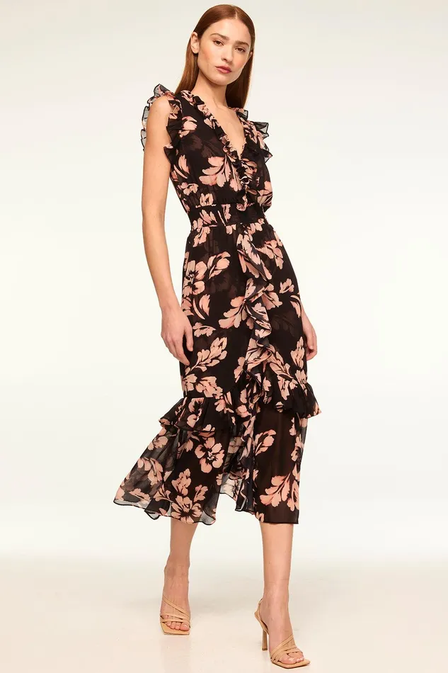Women MISA Los Angeles Dresses KIDADA DRESS Auric Flora