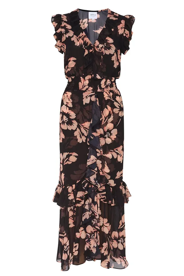 Women MISA Los Angeles Dresses KIDADA DRESS Auric Flora