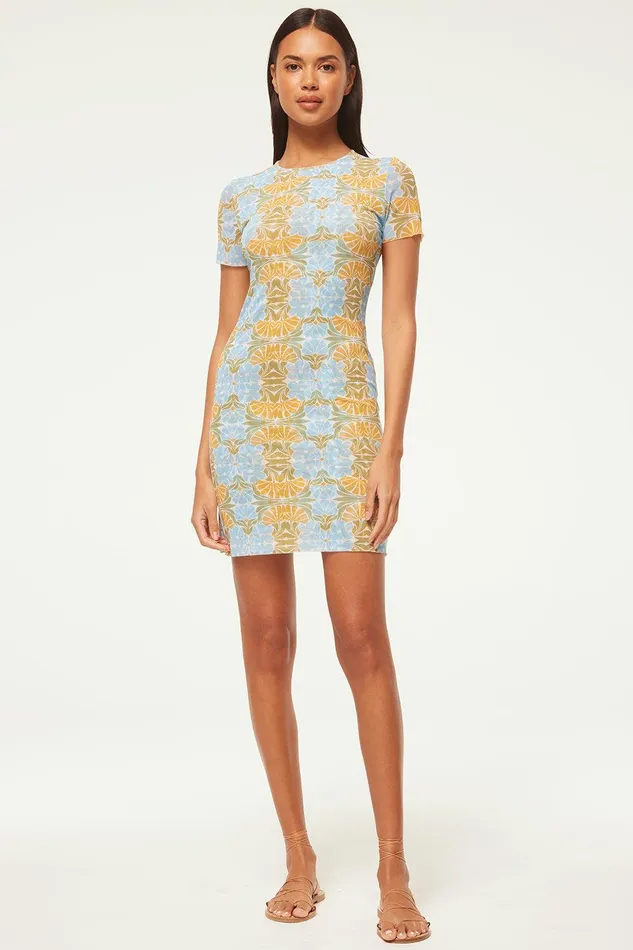 Women MISA Los Angeles Dresses VINA DRESS Citrus Slice