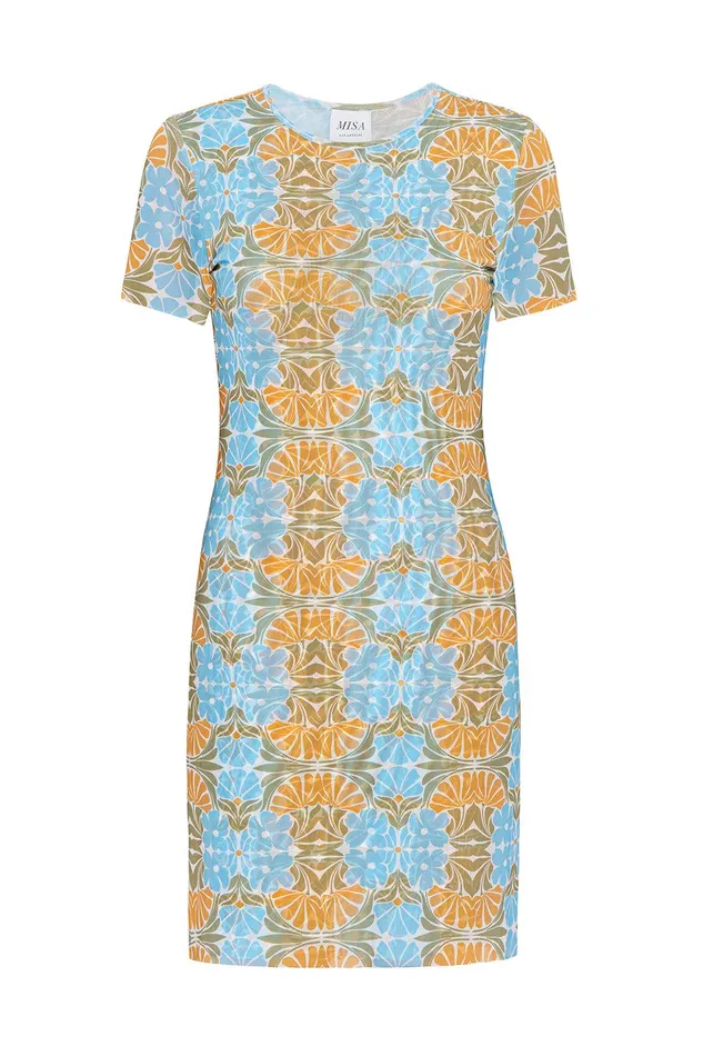 Women MISA Los Angeles Dresses VINA DRESS Citrus Slice