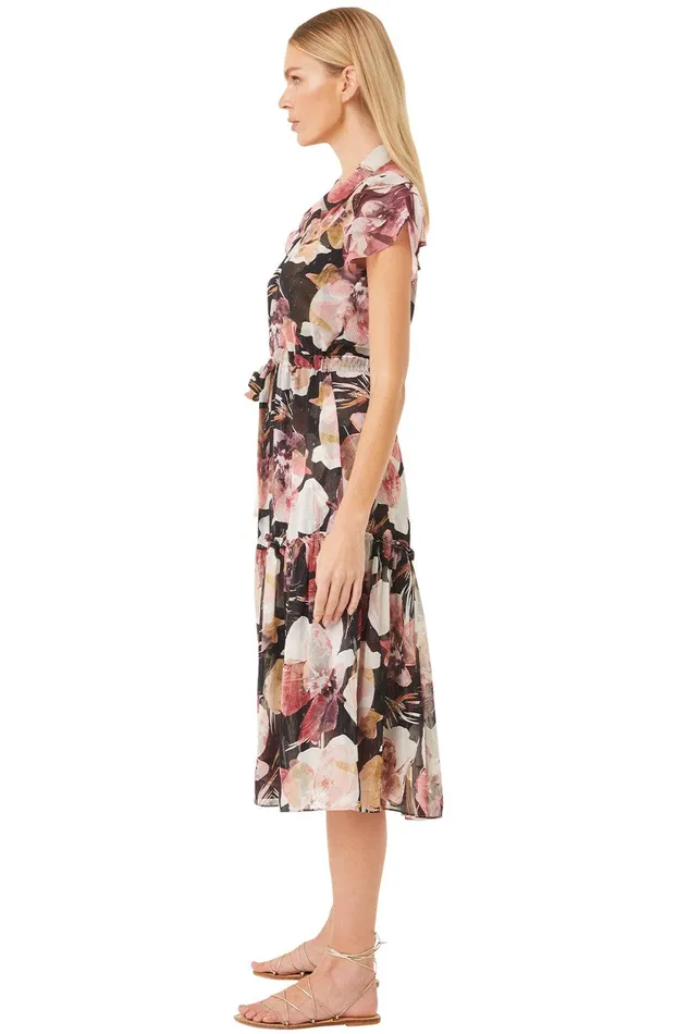 Women MISA Los Angeles Dresses VIOLA DRESS Flora Tropical Mix