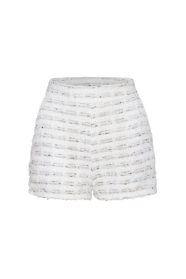Women MISA Los Angeles Matching Sets CHOUPETTE SHORT Winter White