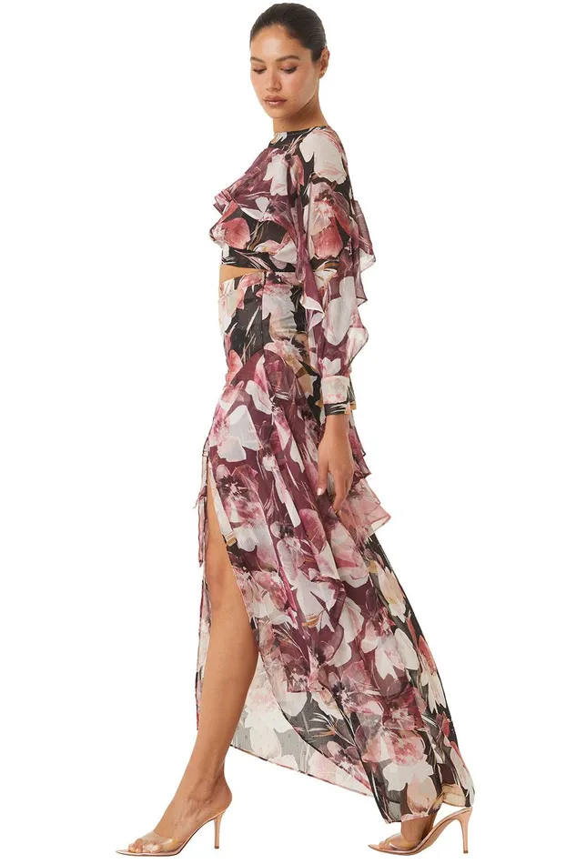 Women MISA Los Angeles Matching Sets SILVANA TOP Flora Tropical Mix