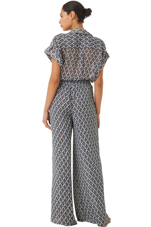 Women MISA Los Angeles Pants FREDA PANT Peridot Eyes