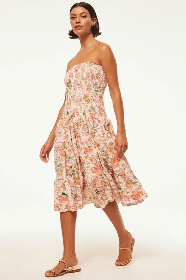 Women MISA Los Angeles Skirts and Shorts LOLA CONVERTIBLE Persimmon Crinkle